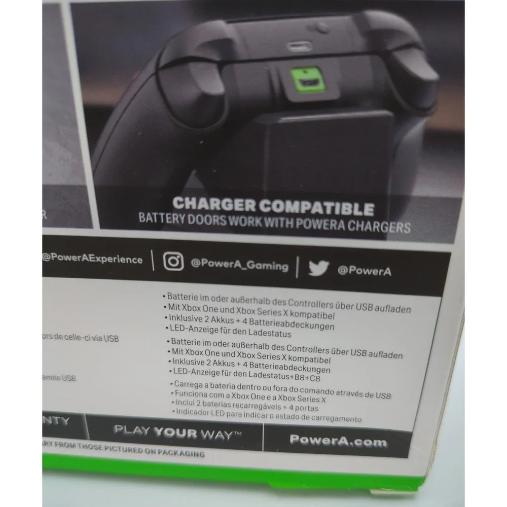 PowerA Play and Charge Battery Kit for Xbox Series X|S *New* *FACTORY SEALED*‎